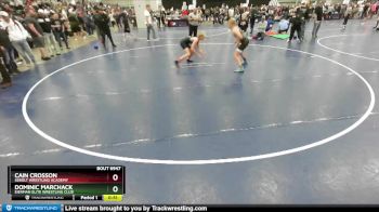 100 lbs Cons. Semi - Dominic Marchack, Eierman Elite Wrestling Club vs Cain Crosson, Sebolt Wrestling Academy