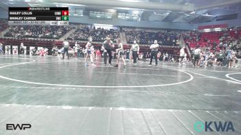 70 lbs 3rd Place - Emeree Calkins, Pawhuska Elks Takedown vs Maggie Bowman, Team Tulsa Wrestling Club