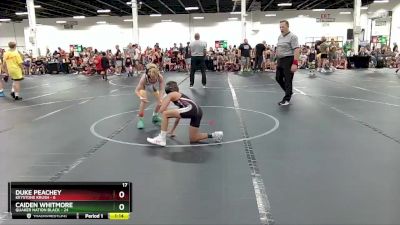 68 lbs Round 3 (6 Team) - Duke Peachey, Keystone Krush vs Caiden Whitmore, Quaker Nation Black