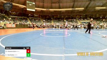 85 lbs Semifinal - Ben Howenstein, Siouxland Wrestling Academy vs Ethan VanDyke, Ares Wrestling Club