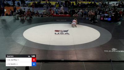 120 lbs Quarters - Austin Carfley, PA vs Van Smith, OK