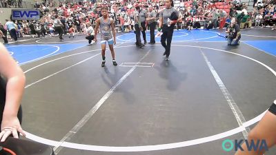 100 lbs Semifinal - Dylan Roberts, Claremore Wrestling Club vs Tristan Culton, Pitbull Wrestling Academy