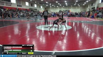 55 lbs Champ. Round 1 - Cameron Grossinger, No Nonsense vs Thatcher Anderson, WCAABE