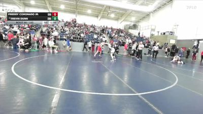142 lbs Champ. Round 1 - Trevin Dunn, Sanderson Wrestling Academy vs Freddy Coronado Jr., Unattached