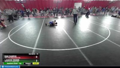 74 lbs Cons. Round 2 - Ean Campos, Fox Lake Wrestling Club vs Landon Zinser, Moyer Elite Wrestling