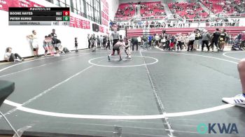 70 lbs Semifinal - Boone Hayes, Weatherford Youth Wrestling vs Peter Burke, Choctaw Ironman