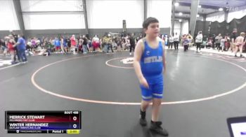 120 lbs Round 3 - Merrick Stewart, Hillsboro Mat Club vs Winter Hernandez, Outlaw Wrestling Club