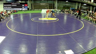 120 lbs Mackenzie Carder, Ohio Gray vs Devin Silva, California Red