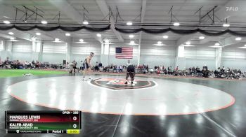 285 lbs Cons. Round 2 - Marques Lewis, Marian University (IN) vs Kaleb Abad, Marian University (IN)