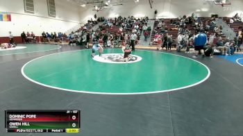 157 lbs Cons. Round 3 - Owen Hill, Lovell vs Dominic Pope, Kemmerer