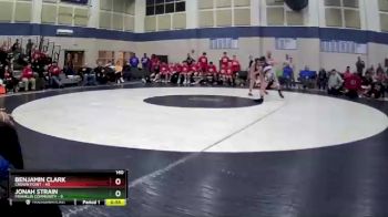 140 lbs Semis (4 Team) - Jonah Strain, Franklin Community vs Benjamin Clark, Crown Point