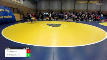 218 lbs 7th Place - Carson Gooley, Meridian (ID) vs Ryland Whitworth, Fountain Valley