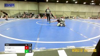 90 lbs Rr Rnd 2 - Brynn Engel, POWA vs Mabel Rogers, Sisters On The Mat Purple