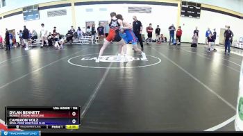 132 lbs Semifinal - Dylan Bennett, Midwest Xtreme Wrestling vs Cameron Volz, Royal Pride Wrestling Club