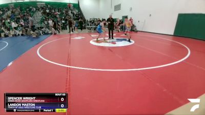 138 lbs Cons. Round 1 - Spencer Wright, Green River Grapplers Wrestling vs Landon Maston, Touch Of Gold Wrestling Club