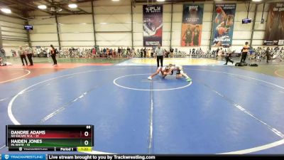 88 lbs Rd# 6- 9:00am Saturday Final Pool - Dandre Adams, No Escape W.A. vs Haiden Jones, PA White