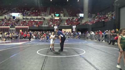 69 lbs Cons. Round 3 - Timber Hernandez, Bearcats Wrestling Club Helena vs Maison Agnew, Miles City Wrestling Club