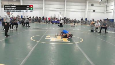 63 lbs Round Of 16 - Justin Duarte, Bristol Gladiators vs Kayden Healy, New England Gold WC