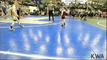 52 lbs Consolation - Kannon Gibbens, Rough Riders vs Case Combs, Cowboy Wrestling Club