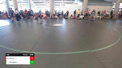 132 lbs Cons. Round 3 - Isaiah Vaughan, Durham Elite vs Alexander Perez, North Coast Grapplers