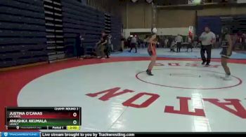 118 lbs Champ. Round 2 - Anushka Akumala, Legacy vs Justina O`Canas, La Junta