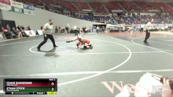 6A-138 lbs Champ. Round 1 - Ethan Stock, Mountainside vs Chase Bargender, Oregon City