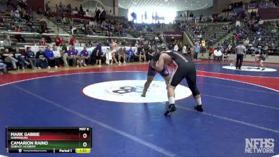 4A 285 lbs Quarterfinal - Mark Gabbie, Harrisburg vs Camarion Raino, Subiaco Academy