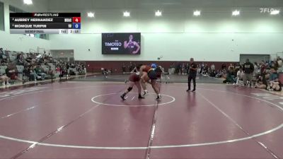 160 lbs Semifinal - Aubrey Hernandez, Mt. San Antonio College vs Monique Turpin, Victor Valley College