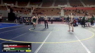 D2-165 lbs Champ. Round 1 - Andrew Mask, Campo Verde vs Daniel McCarthy, Ironwood