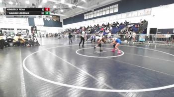 120 lbs Champ. Round 1 - Kimberly Pena, Temescal Canyon vs Naleah Ledesma, Hillcrest