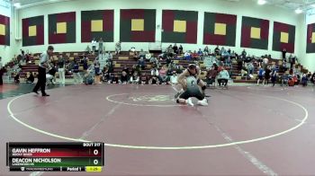 165 lbs 1st Place Match - Deacon Nicholson, Lakewood HS vs Gavin Heffron, Rocky River