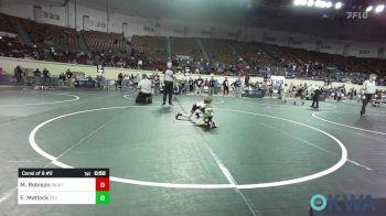 49 lbs Consi Of 8 #2 - Michael Robison, Skiatook Youth Wrestling 2022-23 vs Elijah Matlock, Sallisaw Takedown Club