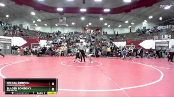 57-60 lbs Quarterfinal - Deegan Hodson, Monroe Central WC vs Bladen Bokinsky, Oak Hill WC