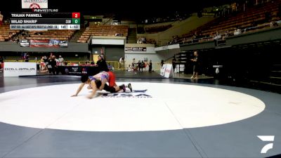 All Cadet Boys Freestyle Lower - 138 lbs Cons. Round 6 - Trajan Pannell vs Milad Sharif, Surfside X Wrestling