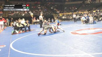 140 Class 2 lbs Cons. Round 1 - Clara Meyer, Lee`s Summit vs Lucy Ullery, North Point