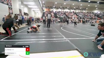 46 lbs Rr Rnd 2 - Oakley Anno, HURRICANE WRESTLING ACADEMY vs Olivia Emmons, Grove Takedown Club