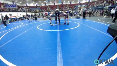 58 lbs Consi Of 4 - Kye Parker, Weatherford Youth Wrestling vs Jonathan Mabie, Choctaw Ironman Youth Wrestling