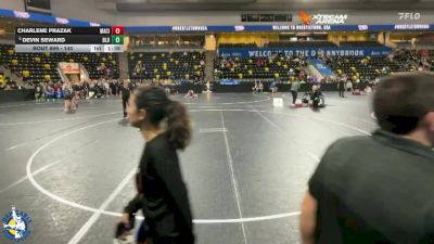 140 lbs Cons. Round 3 - Charlene Prazak, Mason City vs Devin Seward, Basehor-Linwood HS