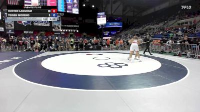 215 lbs Champ. Rd Of 128 - Hunter Langham, OR vs Teigen Moreno, IL