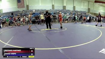 108 lbs Semifinal - Cristiano Martinez, IL vs Chance Kreps, IN