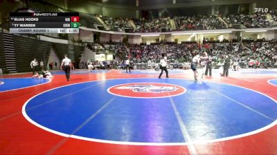 132-5A Champ. Round 1 - Ty Warren, Creekview vs Elias Hooks, Villa Rica