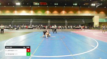 157 lbs Round Of 64 - Easton Johnson, Grantsville vs Angelo Simental, Toppenish