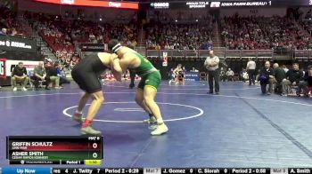 3A-220 lbs Champ. Round 1 - Asher Smith, Cedar Rapids Kennedy vs Griffin Schultz, Linn-Mar