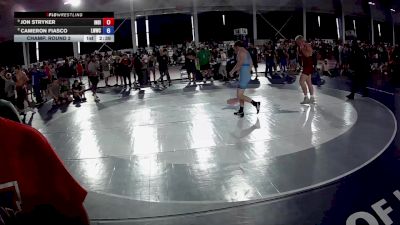 190 lbs Champ. Round 2 - Jon Stryker, Indiana vs Cameron Fiasco, Lakota West Wrestling Club