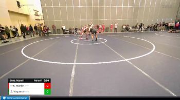 132 lbs Cons. Round 1 - Wesley Martin, Kittitas vs Zaylen Vaquero, Burlington