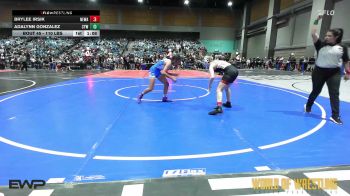 110 lbs Semifinal - BryLee Irsik, Nebraska Wrestling Academy vs Adalynn Gonzalez, Cougar Youth Wrestling
