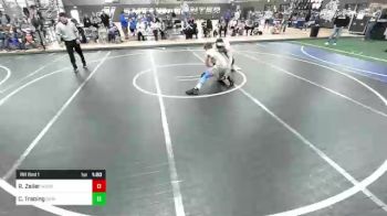 182 lbs Rr Rnd 1 - Robert Zeiler, Midwest Destroyers vs Cutter Trabing, Gem City Grapples