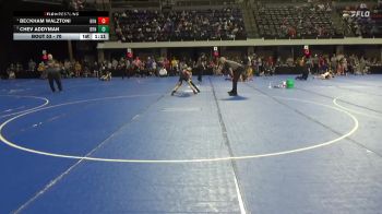 70 lbs Semifinal - Beckham Walztoni, Immortal Athletics WC vs Chev Addyman, Summit Wrestling Academy