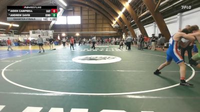 152 lbs Quarterfinal - Aiden Campbell, Eastern Carolina Wrestling Academy vs Andrew Davis, Combat Athletics