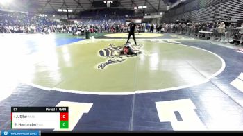 87 lbs Cons. Round 4 - Joshua Eller, Team Aggression Wrestling Club vs Rico Hernandez, Federal Way Spartans Wrestling